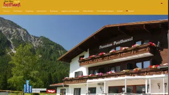 Website Screenshot: Pension und Gasthof Posthansl Heiterwang Zugspitz Arena - Posthansl – Hotel Pension Heiterwang Zugspitzarena - Date: 2023-06-26 10:19:09