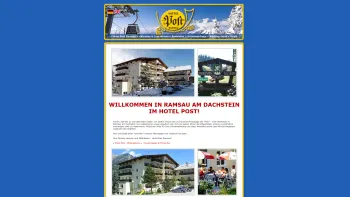 Website Screenshot: Hotel Post Ramsau**** - Hotel Post in Ramsau, Ski Amade Steiermark am Dachstein Restaurant, Skiurlaub Sommerurlaub - Date: 2023-06-14 10:44:32