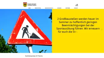 Website Screenshot: Postsportverein Hauptseite - PostSportVerein - Date: 2023-06-26 10:19:09