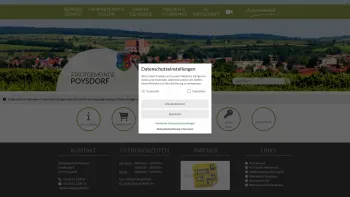 Website Screenshot: Gästeinformation Poysdorf die Weinstadt und Sekthochburg Österreichs - POYSDORF | die Weinstadt Österreichs - Home - Date: 2023-06-26 10:19:09