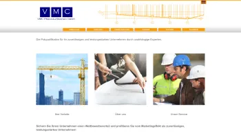 Website Screenshot: VMC Präqualifikation GmbH - VMC Präqualifikation GmbH - Date: 2023-06-26 10:19:12