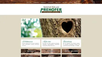 Website Screenshot: Sägewerk Prehofer - Home - Prehofer - Date: 2023-06-15 16:02:34
