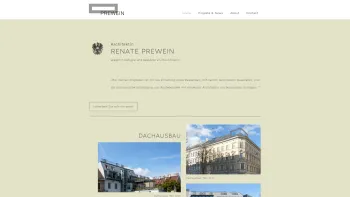 Website Screenshot: Architektin Mag. Renate Prewein - Home - Architektin Renate Prewein - Date: 2023-06-26 10:19:15