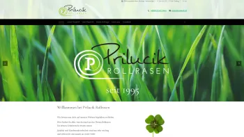 Website Screenshot: Prilucik & Co GmbH - Hauptaugenmerk liegt auf der perfekten Beschaffenheit des Rollrasens - Date: 2023-06-26 10:19:15