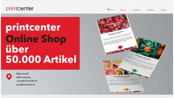 Website Screenshot: Lamprechter Printcenter Tirol Digitaldruck Großformatdruck Druck Copycenter - printcenter - Date: 2023-06-26 10:19:15
