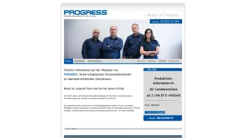 Website Screenshot: Progress Personalbereitstellung - Home - Progress Personaldienstleistungen GmbH - Date: 2023-06-26 10:19:21