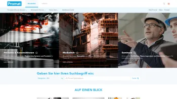 Website Screenshot: Promat Austria - Promat Bautechnischer Brandschutz - Baulicher Brandschutz - Promat Brandschutz - Promat - Date: 2023-06-26 10:19:21