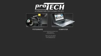 Website Screenshot: proTECH professionelle Technologien GmbH - proTECH - Professionelle Technologien GmbH - Date: 2023-06-14 10:44:37