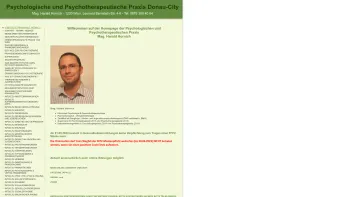 Website Screenshot: Mag. Harald Hornich - PRAXIS MAG. HORNICH - STARTSEITE | psychologie-verhaltenstherapie.com - Date: 2023-06-14 10:44:37