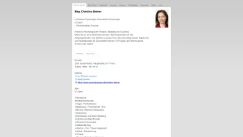 Website Screenshot: Psychologische Therapie, Beratung und Coaching Psychologische Praxis Mag. Christina Steiner - Mag. Christina Steiner - Date: 2023-06-26 10:26:38