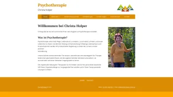 Website Screenshot: Christa Holper Psychotherapie - Psychotherapie – Christa Holper - Date: 2023-06-26 10:19:27