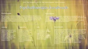 Website Screenshot: Psychotherapie Innsbruck - Psychotherapie Innsbruck - Hilfe bei Depressionen, Burn-out, Traumata - Date: 2023-06-26 10:19:27