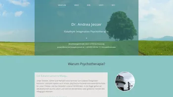 Website Screenshot: Psychotherapeutische Praxis Dr. Andrea Jesser - Psychotherapeutische Praxis Dr. Andrea Jesser - Date: 2023-06-26 10:19:27