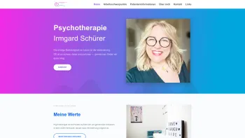 Website Screenshot: Psychotherapie Praxis - Psychotherapie Linz | Irmgard Schürer - Date: 2023-06-26 10:19:27