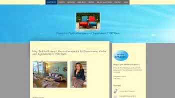 Website Screenshot: Psychotherapie Praxis Wien Mag. Bettina Russold - Mag. Bettina Russold - Praxis für Psychotherapie und Supervision 1100 Wien - Date: 2023-06-26 10:19:27