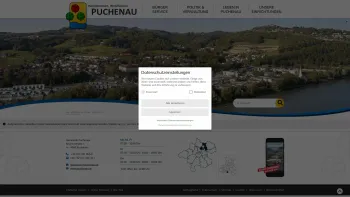 Website Screenshot: Gemeinde Puchenau - Puchenau - GEM2GO WEB - Startseite - Date: 2023-06-14 10:44:37
