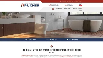 Website Screenshot: Pucher Installationsstechnik Heizung-Bad-Wellness - Installateur aus Graz - Pucher Installationstechnik GmbH - Date: 2023-06-26 10:19:29