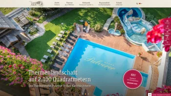 Website Screenshot: Thermenwelt Hotel Pulverer - Wellness- & Thermenhotel in Bad Kleinkirchheim - Thermenwelt Hotel Pulverer - Date: 2023-06-26 10:19:30