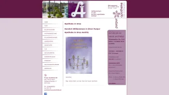 Website Screenshot: Purpur Apotheke - Apotheke in Graz | purpur Apotheke - Date: 2023-06-14 10:44:37