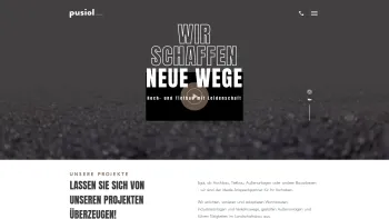 Website Screenshot: Silvio Pusiol Bauunternehmung - Professioneller Hoch- und Tiefbau in Gloggnitz - Date: 2023-06-26 10:19:30