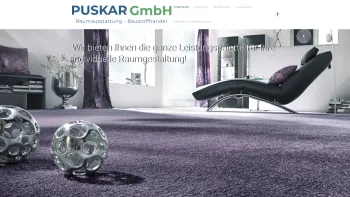 Website Screenshot: Puskar Ihr Raumausstatter - Startseite - Date: 2023-06-14 10:44:37