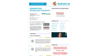 Website Screenshot: +++ putzteufel online ++ - Reinigungsfirmen Wien - Reinigungsfirmen Bewertungen und Tipps für Wien, Österreich - bestlister.at - Date: 2023-06-26 10:19:31