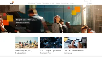 Website Screenshot: PricewaterhouseCoopers Austria - PwC Österreich - Date: 2023-06-26 10:19:32