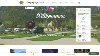 Website Screenshot: Campingplatz Pyhrn Priel - Familien Camping | Oberösterreich | Camping Pyhrn-Priel - Date: 2023-06-26 10:19:32