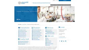 Website Screenshot: Qualitätssicherung Universität Wien - Besondere Einrichtung für Qualitätssicherung - Date: 2023-06-15 16:02:34