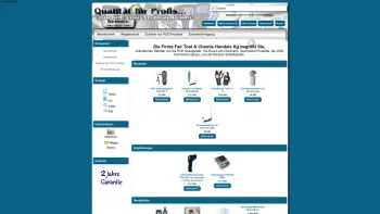 Website Screenshot: Fair Tool & Chemie Handels KG - Qualität für Profis - Industrie- und Werkstattbedarf - Date: 2023-06-15 16:02:34