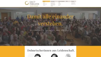 Website Screenshot: QualityTranslation Mag.a Volpe - Quality Translation | Dolmetschen & Übersetzen Graz Österreich - Date: 2023-06-26 10:19:32
