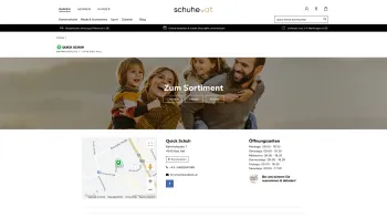 Website Screenshot: QUICK SCHUH - schuhe.de | Quick Schuh Filiale in Bad Hall - Date: 2023-06-14 10:44:40