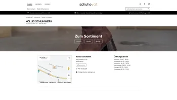Website Screenshot: QUICK SCHUH - schuhe.de | Kollis Schuhwerk Ihr Fachgeschäft in Murau - Date: 2023-06-26 10:19:35