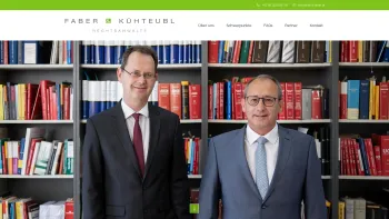 Website Screenshot: Faber Gernot F A B E R      K Ü H T E U B L Rechtsanwälte - Faber & Kühteubl Rechtsanwälte in Wiener Neustadt - Date: 2023-06-15 16:02:34