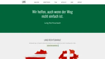 Website Screenshot: .Rechtsanwaltskanzlei Lang - Anwalt in Vorarlberg & St. Gallen - Rechtsanwalt Lang - Date: 2023-06-14 10:44:40