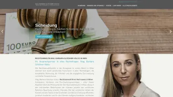 Website Screenshot: Rechtsanwaltskanzlei Hieblinger-Schütz - Rechtsanwältin Mag. Barbara Glöckner-Volcic in Wien 1010 - Date: 2023-06-26 10:19:35