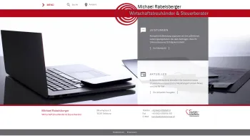 Website Screenshot: Michael Rabelsberger - Startseite » Michael Rabelsberger Wirtschaftstreuhänder & Steuerberater - Date: 2023-06-15 16:02:34