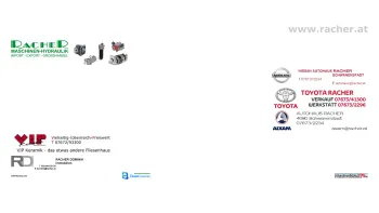 Website Screenshot: Autohaus Racher - www.racher.at - Date: 2023-06-26 10:19:35