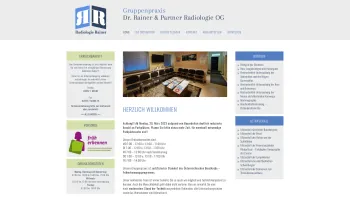 Website Screenshot: Radiologie Primarius Dr. Günter Rainer - Dr. Rainer & Partner Radiologie OG | Gruppenpraxis - Date: 2023-06-26 10:19:38