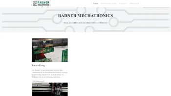 Website Screenshot: Radner Mechatronics Inh. Phillip Radner - Radner Mechatronics - Date: 2023-06-14 10:46:49