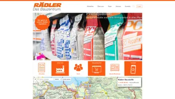 Website Screenshot: August Rädler GmbH - August Rädler GmbH - das Bauzentrum - Date: 2023-06-26 10:19:38