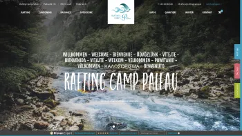Website Screenshot: Rafting Camp Palfau GmbH - Rafting Camp Palfau☀️ - Rafting & Canyoning in Österreich/Steiermark - Date: 2023-06-26 10:19:38