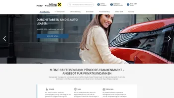 Website Screenshot: Raiffeisenbank Pöndorf Frankenmarkt registrierte Genossenschaft mit beschränkter Redirect Raiffeisen.at - Raiffeisenbank Pöndorf-Frankenmarkt | Privatkunden - Date: 2023-06-15 16:02:34