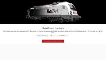 Website Screenshot: RailAd Railway Advertising KG - RailAd Railway Advertising - Date: 2023-06-14 10:38:01