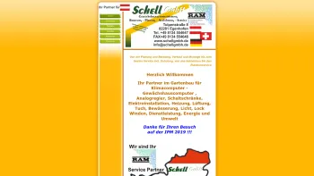 Website Screenshot: Schell GmbH - Home - RAM Herrsching Service für Klimacomputer, Analog.. - Date: 2023-06-26 10:19:41