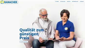 Website Screenshot: Ranacher Orthopädie & Bandagen - Ranacher | Ihr Sanitätshaus mit zehn Standorten in Kärnten - Date: 2023-06-26 10:19:44
