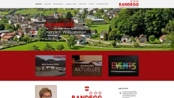 Website Screenshot: Gemeindeamt der Marktgemeinde Randegg - Marktgemeinde Randegg – Die Perle des kleinen Erlauftals - Date: 2023-06-26 10:19:44