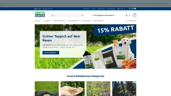 Website Screenshot: TURF Handels GmbH - Perfekter Rasen | Online Shop - Rasendoktor Dünger und Saatgut - Date: 2023-06-15 16:02:34
