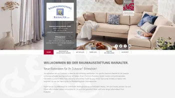 Website Screenshot: Raumausstattung Rainalter Gmbh - Raumausstattung Rainalter GmbH: Ihr Raumausstatter in 6330 Kufstein - Date: 2023-06-26 10:19:47