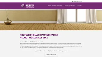 Website Screenshot: Helmut Raumgestaltung Müller - Raumgestalter in Linz | Helmut Müller - Date: 2023-06-15 16:02:34